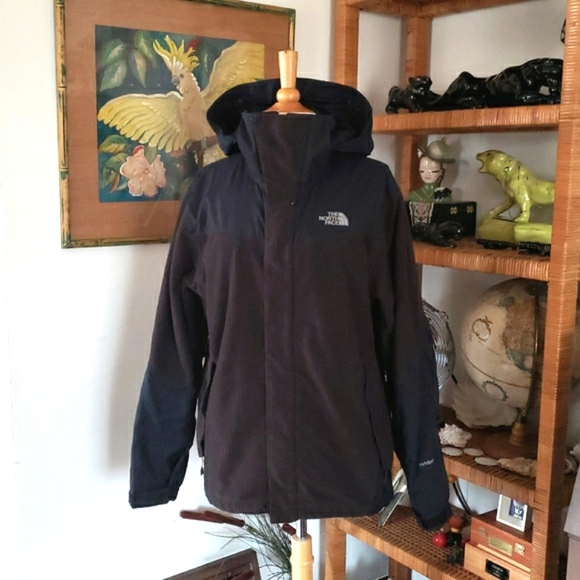 The North Face Prodigy Black Corduroy Hooded Outdoor/Ski Jacket Size Small